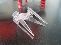 Laser Cut Mini Tie Interceptor DXF File