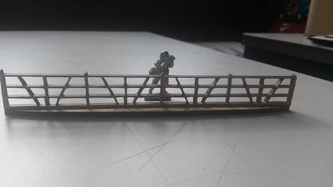 Laser Cut 28mm Miniature Fences SVG File