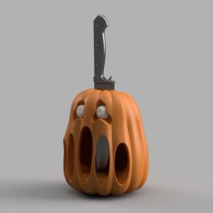 Screaming Pumpkin 3D Printer Model