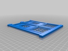 HO Scale Factory Wall 3D Printer Model