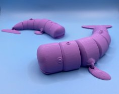 Articulated Sperm Whale 3D Printer Model