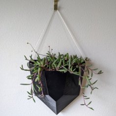 Wall Hanging Planter Crystal 3D Printer Model