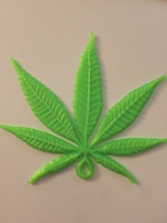 Cannabis Leaf 3D Printer Model