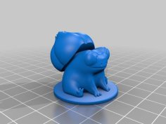 Fred The Frog But He Is Bulbasaur 3D Printer Model