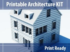 Printable Architecture Kit Series 3 3D Printer Model