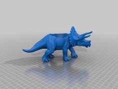 Triceratops Dinosaur Model Planter Novelty Plant Pot 3D Printer Model