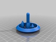 Spinning Top – Up To 1min Spinning Time – Easy Print No Supports 3D Printer Model