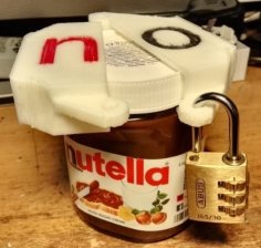 Nutella Cap Lock 3D Printer Model