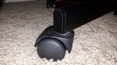 IKEA Chair Wheel Support 3D Printer Model