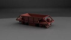 TGR QG Ballast Wagon 3D Printer Model