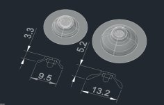 OO/HO Lamps (2 Sizes) 3D Printer Model