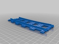 R104 Curve (9V, HO) 3D Printer Model