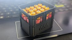 AA And AAA Battery Crate 3D Printer Model