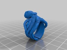 Cthulhu Halloween Ring 3D Printer Model