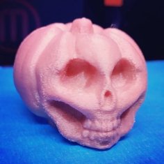 Pumpkin Skull Version 5 3D Printer Model