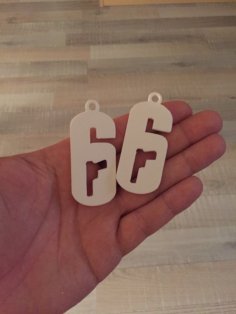 Rainbow Six: Siege Key Chain 3D Printer Model