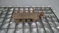 28mm Lord’s Banquet Table And Chairs 3D Printer Model