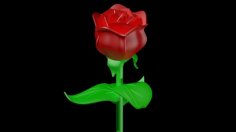 Rose 3D Printer Model