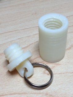 Keychain Pill Bottle 3D Printer Model