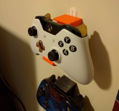 Xbox One / Wii U / PS4 Controller Wall Mounts 3D Printer Model