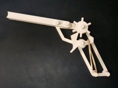 Rubber Band Gun – No Screws Required 3D Printer Model