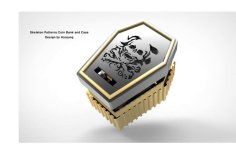 Skeleton Patterns Coin Bank And Case 3D Printer Model