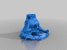 Skull Island Dice Tower 3D Printer Model