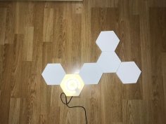 Honey Cone Led Wall Tile 3D Printer Model