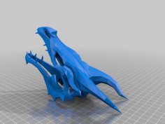 Dragon Skull From Skyrim 3D Printer Model