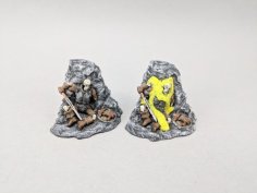 28mm Long Dead Adventurer 3D Printer Model