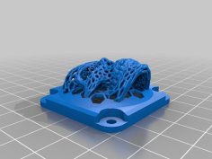 40mm Fan Skull Fan Cover 3D Printer Model