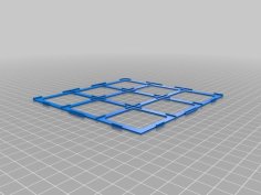 Carcassonne Tile Grids 3D Printer Model