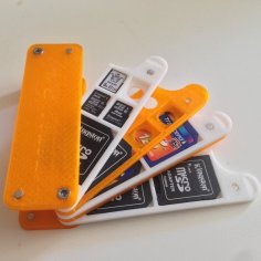 SD/microSD Holder Customizable 3D Printer Model