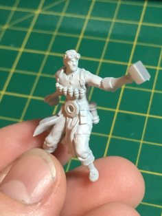 28mm EnchanterArtificer Miniature 3D Printer Model