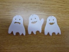 Ghost Keychains 3D Printer Model