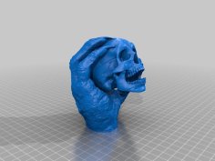 Skull In Hand 3D Printer Model