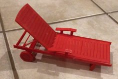 Chaise Lounge 1:12 Scale 3D Printer Model