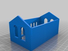 H0/HO Scale Church 3D Printer Model