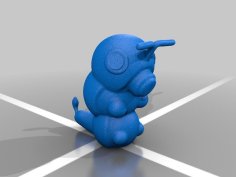 Caterpie Pokemon 3D Printer Model