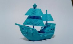 Shiver Me Timbers Benchy With Adjustable Sails 3D Printer Model