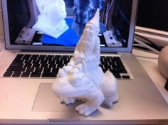 Frog Riding Gnome 3D Printer Model