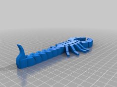 Flexi Scorpion 3D Printer Model