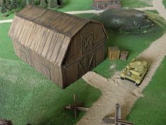 Wargame: 20mm Barn 3D Printer Model