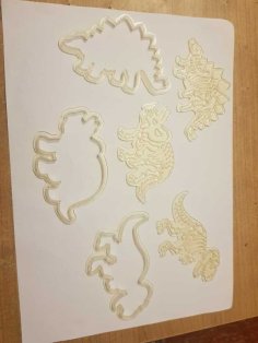 Dinosaur Cookie Cutter 3D Printer Model