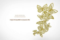 The Ornament Of A Group Of Butterflies Wall Decoration 3D Printer Model