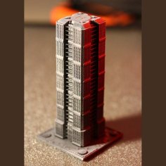 Skyscraper – Building – For Board Games Like Monsterpocalypse 3D Printer Model