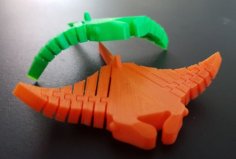 Manta The Flexy Ray 3D Printer Model