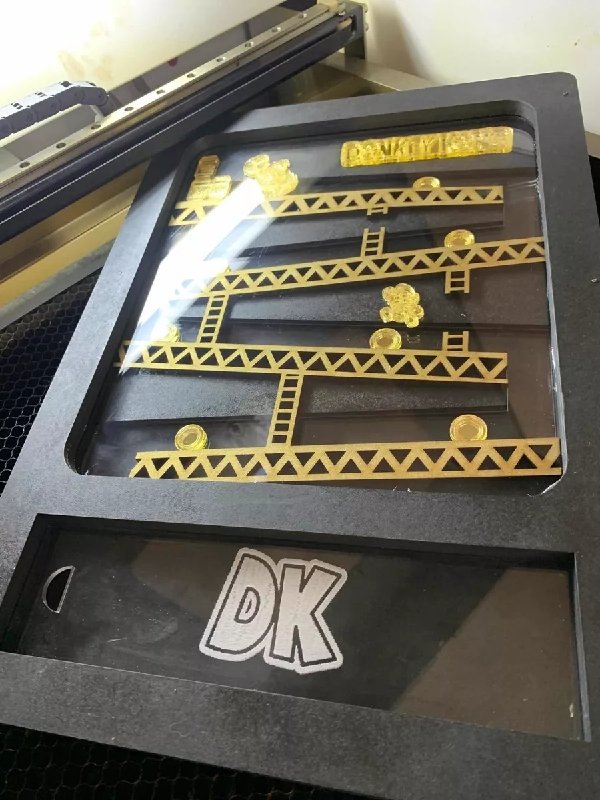 Laser Cut Donkey Kong Piggy Bank Box