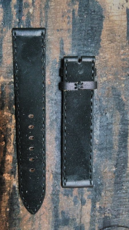 Laser Cut Leather 20mm Watch Band