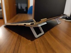 Attachable Laptop Stand 3D Printer Model